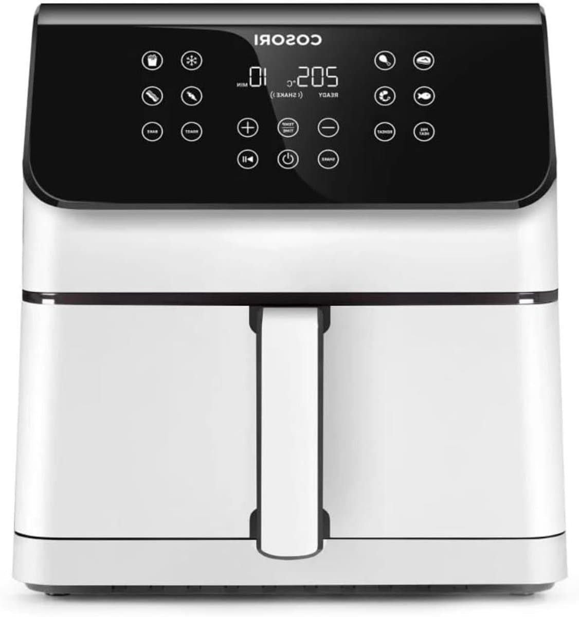 Airfryer - Heteluchtfriteuse - Gezond Frituren - Chef Edition - 6.2 Liter - Wit — afbeelding 1