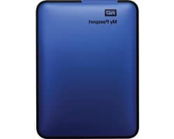 Externe Harde Schijf - Draagbare Opslag - Bestanden Opslaan - Snelle Dataoverdracht - 2TB - Blauw