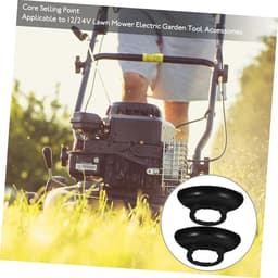 Vervangende Grasopvangbak - Grasgeleider Schild - Gazon Onderhoud - Universele Pasvorm - 2 Stuks - Zwart — thumbnail 2