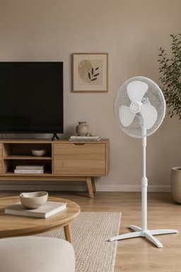 Asir - Staande Ventilator/Fan - 100% ABS - 42.1 x 10.5x 56.3 cm — thumbnail 5