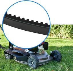 Grasmaaier V-riem 48175 - Tanden - Rubber - 700x13x9.5mm - Duurzaam - Betrouwbare krachtoverbrenging — thumbnail 1