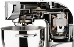 Keukenmachine - Mixer Deegmaker - Bakken en Koken - Volledig Metalen Motor - 5.5L Kom - Zilver — thumbnail 4