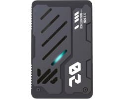 Externe Harde Schijf - Draagbare SSD Mobiele Opslag - Bestanden Opslaan - Aluminium Behuizing - 25 inch - Grijs