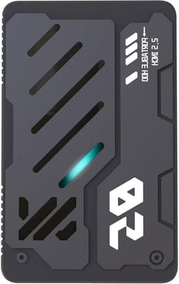 Externe Harde Schijf - Draagbare SSD Mobiele Opslag - Bestanden Opslaan - Aluminium Behuizing - 25 inch - Grijs — thumbnail 1