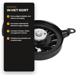 Pull Starter Vervanging - Trekstarter - Grasmaaier Accessoires - Geschikt voor XT149/XT173/XT650/XT675/XT775/XT800 - Metalen Materiaal - Diameter 14 cm — thumbnail 3