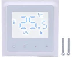 Digitale thermostaat - Slimme regelaar - Comfort thuis - WiFi afstandsbediening - 10 x 10 x 7 cm - Wit