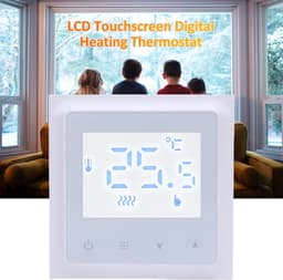 Digitale thermostaat - Slimme regelaar - Comfort thuis - WiFi afstandsbediening - 10 x 10 x 7 cm - Wit — thumbnail 3