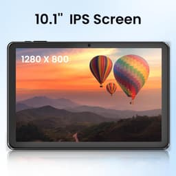 SnelShoppen - Android Tablet 10.1 Inch - 18GB RAM, 128GB ROM, 1TB Expand, 1280x800 IPS HD Touchscreen, 6000mAh Batterij, Bluetooth, Dual Camera, GMS, — thumbnail 3