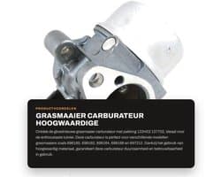 Carburateur Gloednieuw - Grasmaaier - Pakking 122H02/127702 - Onderdeel 696160/696162/696164/696166 - Hoogwaardig Materiaal - Duurzaam - Grasmaaieronderdeel