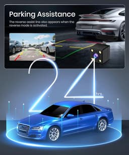 360 Graden 4-Kanaals Dashcam - Full HD - Wifi Verbinding - Voor Auto's — thumbnail 3