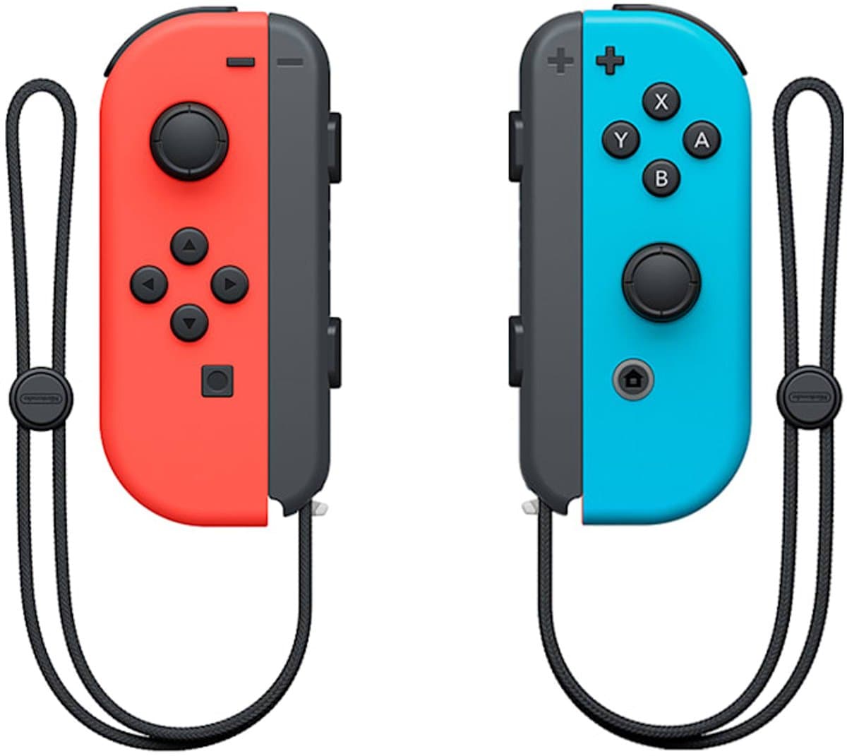 Nintendo Switch Joy-Con Controller paar - Neon Rood en Blauw - Met eenvoudig vervangbare batterij — afbeelding 1