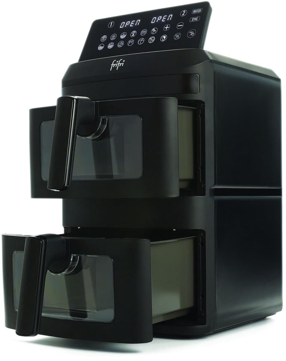 Airfryer 2800W - DuoSlim 13L - Cyclonische luchtcirculatie - Gezond frituren zonder olie - Luxento — afbeelding 1