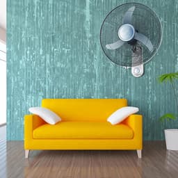 Wandventilator - Huishoudelijke Ventilator - Koelte Genieten - Super Stil - 70W - Wit — thumbnail 3