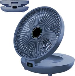 Wandventilator - Mini Ventilator - Lucht Circuleren - Ultrastil Ontwerp - 19 x 19 x 22 cm - Blauw — thumbnail 4