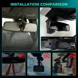 Auto Dashcam - Rijrecorder Camera - Veilige Rit Registratie - 4K Ultra HD Resolutie - 64 GB Opslag - Zwart — thumbnail 2