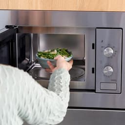 Inbouwmagnetron - Keukenmagnetron - Snel Maaltijden Bereiden - Grillfunctie Inclusief - 20 Liter - Roestvrij Staal — thumbnail 5