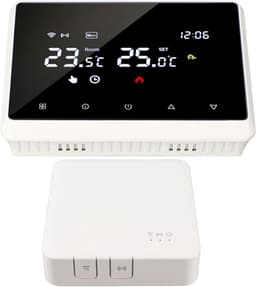 Slimme Thermostaat - Programmeerbare Thermostaat - Energie Besparen - 0.5°C Nauwkeurigheid - 100m Bereik - Wit — thumbnail 2