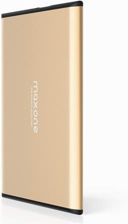 Externe harde schijf 320GB-USB 3.0 ultradunne aluminium HDD-back-up voor pc/desktop/laptop/tv/Mac/MacBook/XBox / PS4 / Chromebook/Windows | Voor TV, PC, Mac, MacBook, Chromebook, Wii u, Laptop, Desktop, Windows (Goud) — thumbnail 1