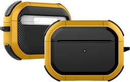 Mobigear Hoesje geschikt voor Apple AirPods Pro 2 Shockproof Hardcase Hoesje | Mobigear Slim Armor - Geel — thumbnail 1