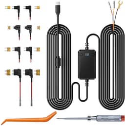 SnelShoppen - TERUNSOUl Dashcam Hardwire Kit V3F, 12V-24V naar 5V Type C Bedradingskit met Spanningsindicator, 3M/9.8Ft, 3-Traps Laagspanningsbeveilig — thumbnail 1