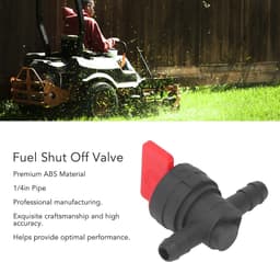 SnelShoppen - 10 Stuks Brandstofafsluiter, 1/4 Inline Brandstofafsluiter voor Grasmaaier, Tractor, Kleine Motoren, Voor Regelmatige Vervangingen — thumbnail 2