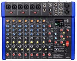E-Lektron B628-DSP 12 kanaals mengpaneel - USB interface en DSP effecten