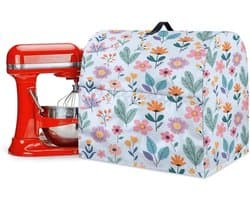 Mixer Deksel - Keukenmachinehoes - Keuken Organisatie - Waterproof Polyester - Verkrijgbaar in 2 maten - Boho Bloemen