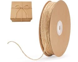 Jute Koord 1.5 mm, 100 m - Sterk Tuin Koord voor Creatieve DIY Projecten, Knutselen en Decoratie