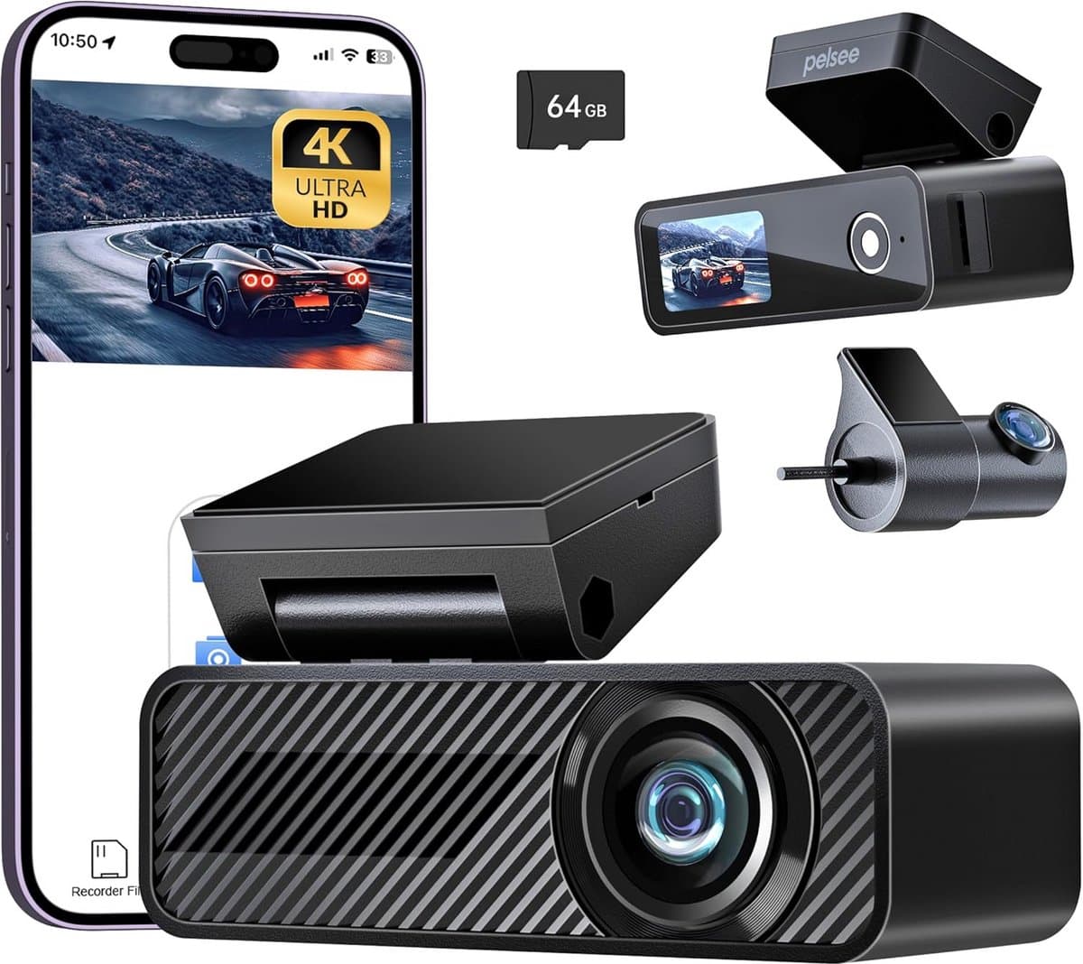 Dashcam Auto – Auto Camera – Dashcam - Compact camera — afbeelding 1