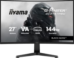 iiyama G-Master GC2781HSU-B1 Black Hawk - 27 inch - Full HD - VA - 144Hz - - Curved - 1ms — thumbnail 1