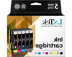 Inkjet Cartridges - Printerinkt Multipack - Thuisprinten Documenten - Smartchip Compatibiliteit - 5 Kleuren - Zwart Cyaan Magenta Geel
