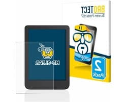 Schermbeschermer Tolino - Display Folie - E-reader Beschermen - Krasbestendig Anti-vingerafdruk - 2 Stuks - Transparant
