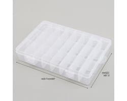 24 Compartimenten Opbergdoos voor Elektronische Componenten, SMD SMT Organizer, Ideaal voor Hobby en Professioneel Gebruik