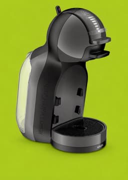 KRUPS NESCAFÉ Dolce Gusto MiniMe KP120810 - Koffiecupmachine - Antraciet / zwart + 2 zwarte mokken "Coffee Affair" + zwarte tegel "Zo blij met een vader zoals jij" + tegelhouder - (cadeau)PAKKET — thumbnail 3