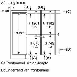 Bosch KIS77AFE0 -1 Serie 6 Inbouw Koel-vriescombinatie+ 3 Jaar Gratis Extra Garantie — thumbnail 6