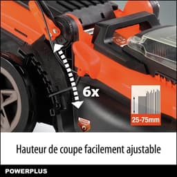 Accugrasmaaier - Elektrische maaier - Gazon onderhoud - Borstelloze motor - 42 cm snijbreedte - Oranje — thumbnail 5