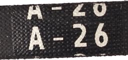 Aandrijfriem Grasmaaier - V-snaar Tractor - Krachtoverbrenging Gazon - Versterkt Polyester Koord - 26 x 1/2 inch - Zwart — thumbnail 2
