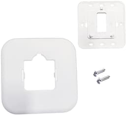 Thermostaat adapter - Afdekplaat thermostaat - Oude thermostaat afdekken - Grote afdekplaat - 155 x 155 mm - Wit — thumbnail 5