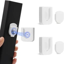 Magnetische Wandhouder voor Afstandsbediening, Slimme Ontwerp voor Eenvoudige Organisatie van Thuis, Kantoor en Schoolbenodigdheden (2 Stuks, Wit) — thumbnail 1