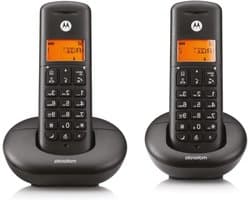 Draadloze Telefoons - DECT Set - Ongewenste Oproepen Blokkeren - Nummerherkenning - 2 stuks - Zwart