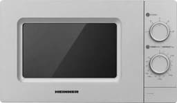 Heinner HMW-MD20MSL Solo Magnetron Vrijstaand 20 Liter - 700W met 5 Vermogensstanden - Ontdooifunctie & Timer 35 Min - Mechanische Bediening - Zilver — thumbnail 1