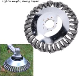 Grasmaaier snijkop - Vervangende kop - Onkruid verwijderen - Lichtgewicht ontwerp - 6 inch - Zilver — thumbnail 4