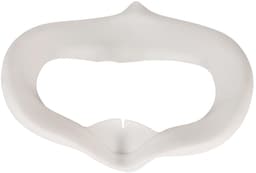 Vt products - VR-gezichtshoes voor 2 - Zweetbestendig - Siliconen Gezichtskussenmasker - Wasbaar - Oogkussentje voor VR - Geschikt voor 2 - Grijs-wit — thumbnail 5
