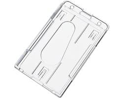 Waterdichte ID Kaart Houder van Hard Plastic voor Naamtag en Identificatiebadge - Perfect voor Evenementen en Werk