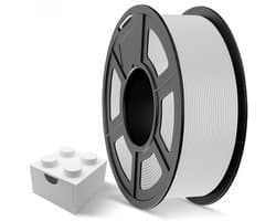 3D Printer Filament - PLA Plus - Precisie Prints Maken - Hoge Taaiheid - 175 mm 1 kg - Wit