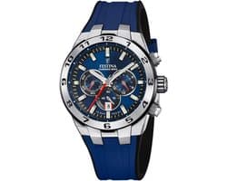 FESTINA Men's Watch F20671/1, Classic, silver-blue, Classic