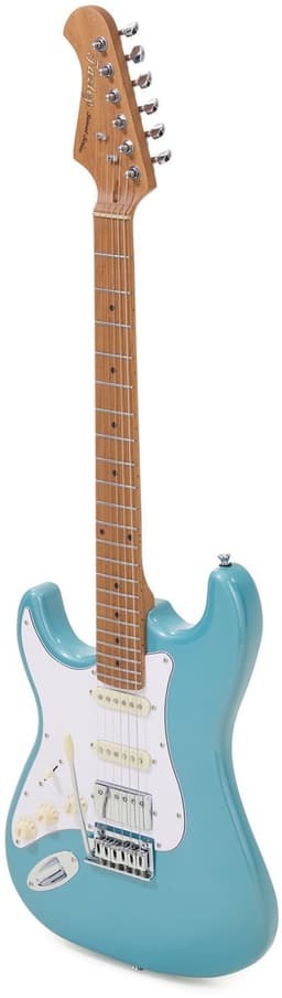 Elektrische gitaar - Met gratis lessen - incl. gigbag - Blauw Fazley — thumbnail 4