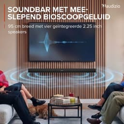 Soundbar - Audizio SB96S - HDMI-ARC - Bluetooth - 180 Watt - Optisch - Soundbar met subwoofer — thumbnail 3