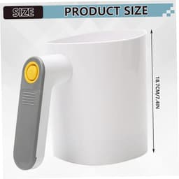 Elektrische Bloem Zeef - Bak Zeef - Bakken Vereenvoudigen - Eén Hand Bediening - 1 Liter Capaciteit - Wit — thumbnail 2