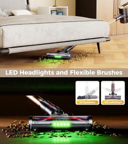 Krachtige Draadloze Stofzuiger met Lange Batterijduur en LED-Display — thumbnail 5